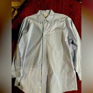 Blue Brooks Brothers dress shirt 17 1/2- 34
